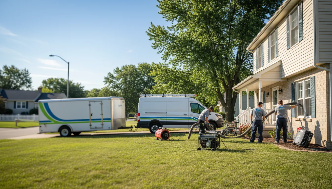 Flooded Basement Restoration And Cleanup With Repair in Proctorville, OH near me